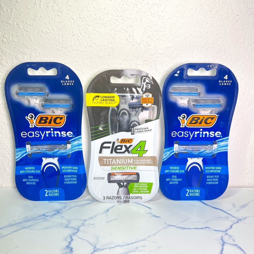 NEW BIC Men's Razor Bundle of 3 Packs